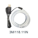 Qyljeiwred Car Ambient Lighting - 7-color Voice-activated Light Strip - Automotive Decor for Wall Lighting Fixtures Tools Home Improvement Room Dashboard - Image 6