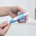 Dr. Brown's Bottle and Teat Brush, Blue - Image 2