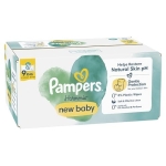 Pampers Harmonie New Baby Wipes Plastic Free 9 Packs of 46 Wipes, 414 Baby Wet Wipes, Help Restore Natural Skin pH - Image 2