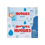 Huggies Pure Baby Wipes - Pack of 10 (10 x 72 Packs, Total 720 Wipes) - Image 5