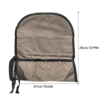 Tool Bag | Roll up Tool Organizer for Woodworking | Canvas Organization Carrier Quick-Access for Welder Plumber Construction Home Improvement Projects - Image 6