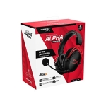 HyperX Cloud Alpha Wireless - Gaming Headset for PC, 300-hour battery life, DTS Headphone:X Spatial Audio, Memory foam, Dual Chamber Drivers, Noise-cancelling mic, Durable aluminium frame - Image 3