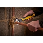 STANLEY Adjustable Wrench 30 x 200 mm Protective Phosphate Finish and Ergonomic Bi Material Handle 0-90-948, Black, Yellow - Image 14