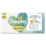 Pampers Harmonie New Baby Wipes Plastic Free 9 Packs of 46 Wipes, 414 Baby Wet Wipes, Help Restore Natural Skin pH - Image 3