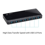 TP-Link UH720 USB Hub, 7-Port Docking Station with Extra 2x 2.4A Ultra Fast Charging Ports, 10x Data Transfer Speed up to 5Gbps, 1m USB3.0 Cable, Compatible with Windows, Mac OS X and Linux systems - Image 7