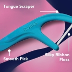 DenTek Comfort Clean Sensitive Gums Floss Picks, Soft & Silky Ribbon Floss, Gentle on Teeth and Sensitive Gums (150 Picks) - Image 3