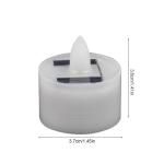 Hugsweet Solar Candles Outdoor Waterproof - Reusable LED Candle Flameless Flicker - Fake Candles for Outdoor Use, Waterproof Dusk to Dawn Lighting Sensor for Party Home Decorations - Image 6