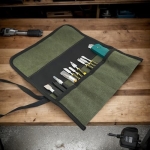 Tool Bag | Roll up Tool Organizer for Woodworking | Canvas Organization Carrier Quick-Access for Welder Plumber Construction Home Improvement Projects - Image 2