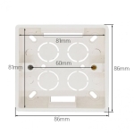 Switch Junction Box Electrical Junction Box Cable Installation Box Plastic Socket Junction Box for Home Improvement - Image 2