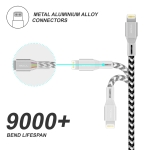 iSOUL Lightning iPhone Charger Cable, 1 Meter 3.3ft Braided USB Cord for iPhone 14 13 12 11 Pro XS Max XR X 10 8 7 6s Plus, iPad Air Pro Mini, iPod Ultra Fast Sync & Charging - Image 7