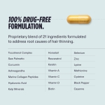 Nutrafol Men's Hair Growth Supplements, Clinically Tested for Visibly Thicker Hair and Scalp Coverage, Dermatologist Recommended - 1 Month Supply - Image 7