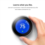 Google Nest Programmable Smart Learning Thermostat for Home, Compatible with Alexa (Polished Steel) - Image 6