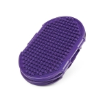 Petface Purple Rubber Grooming Mitt for Cats & Dogs (Pack of 1) - Image 3