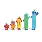 Learning Resources Numberblocks Friends One to Five, Official Collectible Toys, Includes Numberblocks One, Two, Three, Four and Five, Suitable for Display and With Posable Arms for Realistic Play - Image 6