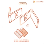 Picture Hanging Kit by Korner Klips, Corner Hanger, Picture Hanging Strips, Home & Office Organization For Hanging Mirror, Decorations For Home Improvement, 2 Sets[4 Clips],Capacity Upto 4lbs - MEDIUM - Image 5