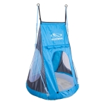 Hudora Nest Swing Tent, Polyester, Blue/Grey, 90