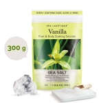 spa luxetique Bath Salts Gift Set 6-Pack, Foot and Body Sea Salts for Soaking, Wooden Scooper, 0.5oz Argan Oil, Bath Salts for Women Relaxing, Mother's Day Gifts for Mom - Image 7