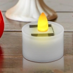 Hugsweet Solar Candles Outdoor Waterproof - Reusable LED Candle Flameless Flicker - Fake Candles for Outdoor Use, Waterproof Dusk to Dawn Lighting Sensor for Party Home Decorations - Image 8