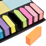 Tiger sticky memo notes holder with index tab flags in leather like case - Image 2