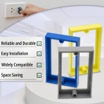 YQSIYU 1/2 Inch Electrical Outlet Box Extender,Outlet Box Extenders for Home Improvement,Single Gang Receptacle Extender with Screws,1 Pack,Yellow - Image 5
