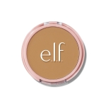 e.l.f. Halo Glow Powder Filter, Pressed Finishing Powder, Buildable Coverage, Crease-Resistant, Blurs the Appearance of Pores, With Velour Puff and Mirror, Vegan & Cruelty-Free, Medium Warm