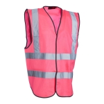 Blackrock Pink Enhanced Visibility Vest, Hi-Vis, High Visibility Vest, Safety, Reflective, Hi Vis PPE, Security, Workwear, Mens Womens - Size Medium - Image 4