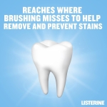 Listerine Advanced White Milder Taste (Zero Alcohol) Mouthwash (1000ml), Fluoride Mouthwash to Whiten and Protect from New Stains While Remineralising and Strengthening Teeth - Image 3