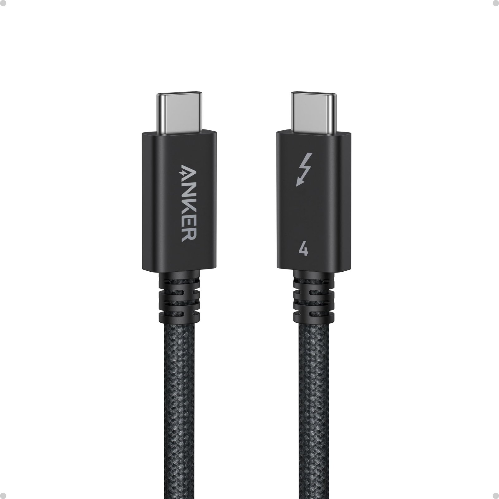 Anker Prime Thunderbolt 4 Cable, 3.3 ft USB C to USB C Cable, 240W Charging, 40Gbps Data Transfer, Supports 8K/4K Displays, For iPhone 16 Series, MacBook Air, iPad, Samsung (Thunderbolt 4-Certified)