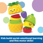 Learning Resources Big Feelings Nesting Fruit Friends, 9-Piece, Months, Social Emotional Toys for Toddlers, Sensory Toys, Speech Therapy Materials, Fine Motor Skills Toys, Pineapple Toys, Ages 18+ - Image 6