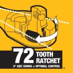 DEWALT Drive Socket Set for Mechanics, Black Chrome Polish, 184-Piece (DWMT45184) - Image 8