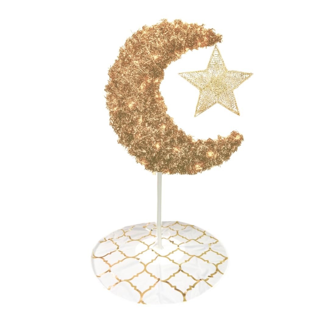 Eid Moon Tree Bundle - Gold with Star & Skirt