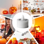 Hugsweet Solar Candles Outdoor Waterproof - Reusable LED Candle Flameless Flicker - Fake Candles for Outdoor Use, Waterproof Dusk to Dawn Lighting Sensor for Party Home Decorations - Image 7