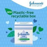 Johnson's Baby Cotton Buds (1 x Pack of 200) Soft & Gentle Ear Buds for Delicate Skin, Made of 100% Pure Cotton and Paper Sticks, Plastic-Free to Clean Delicate Areas, around Eyes and Outer Ear - Image 8