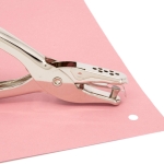 Single Hole Punch - 6MM Silver – Office Stationery Essential - High Performance Stationary with Multiple Sheet Capacity for Paper and Card Gift Tag Puncher – By TRIXES - Image 2