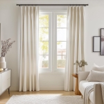 Oneach Brown Curtain Rods for Windows 28 to 48 Inch, 1 Inch Pole Adjustable Length Heavy Duty Metal Curtain Rod Set, for Outdoor Bedroom Kitchen Living Room (16 to 60 Inch) - Image 9