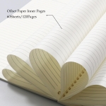 Quanerba A4 Wirebound Notebook 3 Pack Spiral Lined Paper, Exercise Campus notebook-120 Pages/60 Sheets 8.5 x 11 Inches (21 x 28 cm), White Blue Green - Image 5