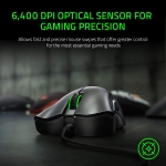 Razer DeathAdder Essential (2021) - Wired Gaming Mouse (Optical Sensor, 6400 DPI, 5 Programmable Buttons, Ergonomic Form Factor) Black - Image 9