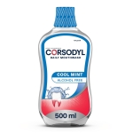 Corsodyl Mouthwash Daily Gum Health, Fluoride Mouthwash, Alcohol Free, Cool Mint, 500ml