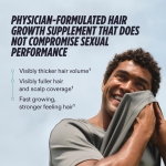 Nutrafol Men's Hair Growth Supplements, Clinically Tested for Visibly Thicker Hair and Scalp Coverage, Dermatologist Recommended - 1 Month Supply - Image 9
