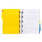 Pukka Pad B5 Project Book with 10 Repositionable Dividers for Organization – 400 Perforated Pages of 80GSM Paper – 200 Sheet Notebook for School, Office, and Home – White, 190 x 250mm - Image 5