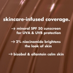 e.l.f. Halo Glow Skin Tint SPF 50, Tinted Moisturiser For Light, Buildable Coverage, Creates A Natural Glow, Vegan & Cruelty-Free, 2 Fair Warm - Image 5