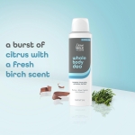 Dove Men+Care Whole Body Deodorant Marine + Blue Cypress For 72H Odor Protection from pits, privates, to feet 4 oz - Image 3