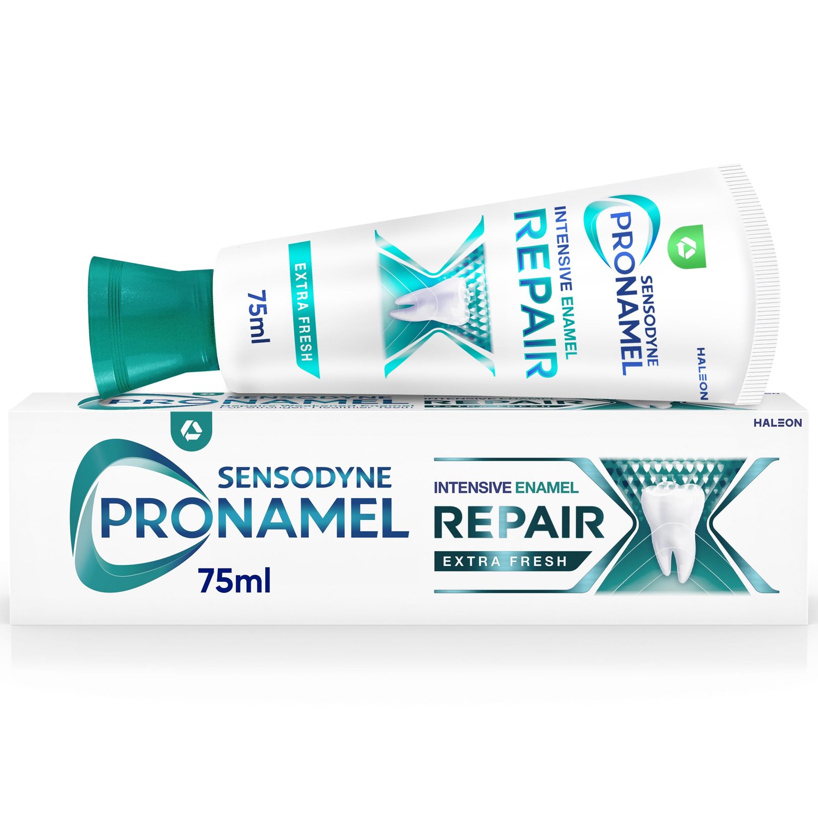 Sensodyne Pronamel Toothpaste, Intensive Enamel Repair Toothpaste Formula, Extra Fresh, 75ml
