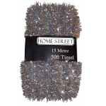 Homestreet® Extra Long 45 metre, 150 foot, Tinsel in a choice of Red, Silver or Gold Xmas Decoration. (SILVER) - Image 2