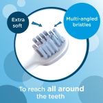 Aquafresh Milk Teeth Baby Toothbrush, Specially Designed for Children aged 0-2 by Dental Experts, Toddler Toothbrush in Plastic-free Packaging, Extra Soft Bristles - Assorted (Random) Color - Image 3