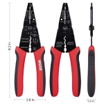WGGE WG-015 Professional 8-inch Multi-Function Wire Stripper/Crimper, Cutter, Cable Stripper, Hand Tool - Image 6