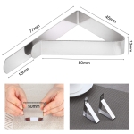 TRIXES 12PC Pack of Silver Table Cloth Clips - Adjustable Metal Clips - Tablecloth Clamps for Outdoor and Indoor Furniture - Home Use - Party Picnic BBQ Garden Accessories - Image 2