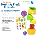 Learning Resources Big Feelings Nesting Fruit Friends, 9-Piece, Months, Social Emotional Toys for Toddlers, Sensory Toys, Speech Therapy Materials, Fine Motor Skills Toys, Pineapple Toys, Ages 18+ - Image 4