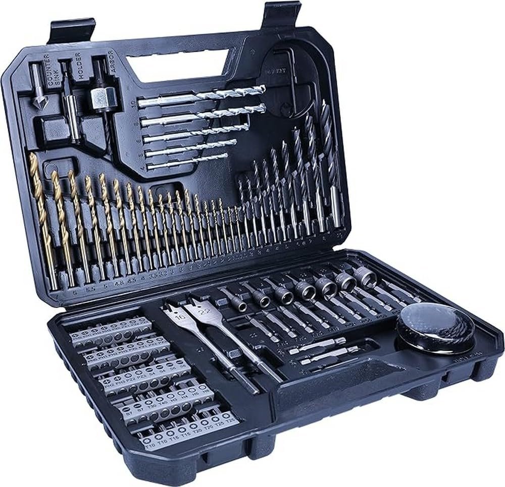 Bosch 103 pcs. Titanium Drill and Screwdriver Bit Set V-Line (for Wood, Masonry and Metal, Accessories Drills and Screwdrivers)