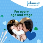 Johnson's Baby Cotton Buds (1 x Pack of 200) Soft & Gentle Ear Buds for Delicate Skin, Made of 100% Pure Cotton and Paper Sticks, Plastic-Free to Clean Delicate Areas, around Eyes and Outer Ear - Image 5